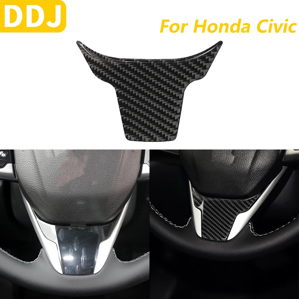 For Honda Civic 10th 2016-2019 Carbon Fiber Steering Wheel Chin Panel Trim Cover Car Accessories Interior Decoration Sticker
For Honda Civic 10th 2016-2019 Carbon Fiber Steering Wheel Chin Panel Trim Cover Car Accessories Interior Decoration Sticker