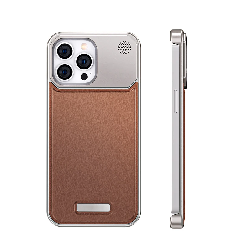 Luxury Metal Leather MagSafe Phone Case for iPhone 13 14 15 16 Pro Max Aluminum Alloy Frameless Aromatherapy Shockproof Cover
Luxury Metal Leather MagSafe Phone Case for iPhone 13 14 15 16 Pro Max Aluminum Alloy Frameless Aromatherapy Shockproof Cover