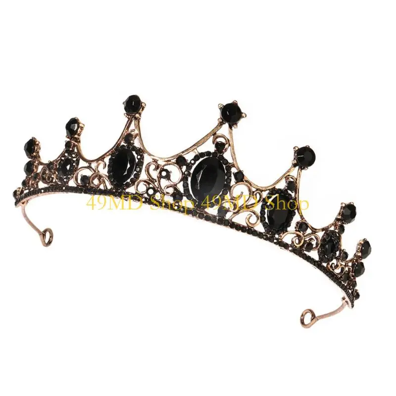 49MD Elegant Rhinestones Crowns Hair Accessory Theater Costume Props Lightweight Metal Bridal Party Headpiece
49MD Elegant Rhinestones Crowns Hair Accessory Theater Costume Props Lightweight Metal Bridal Party Headpiece