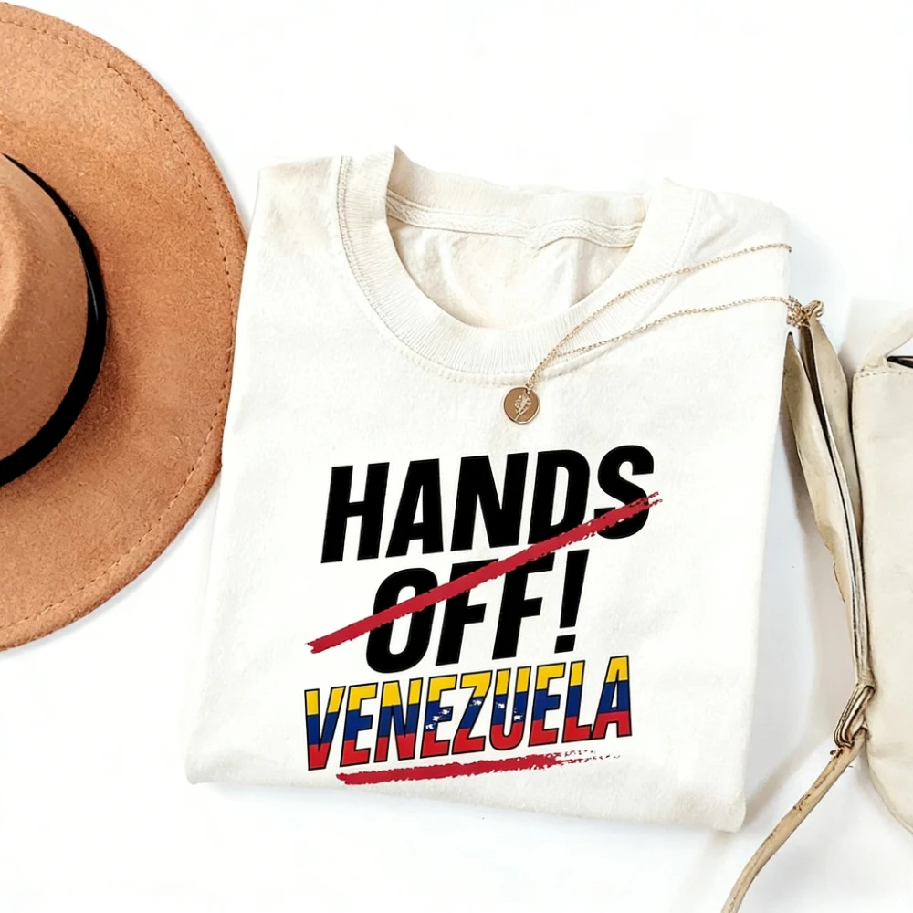Hands Off Venezuela Shirt Political Tee Latin America Solidarity Tshirt Freedom Statement T-Shirt Venezuela Men Women Cotton Top
Hands Off Venezuela Shirt Political Tee Latin America Solidarity Tshirt Freedom Statement T-Shirt Venezuela Men Women Cotton Top