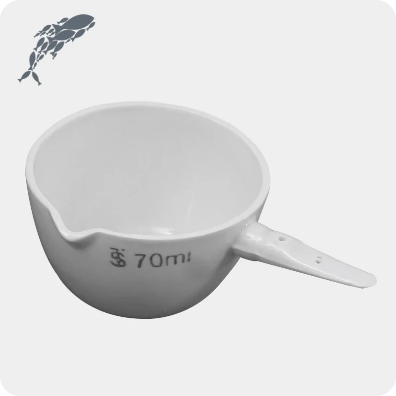 JOANLAB Ceramic Porcelain Evaporation Basin Evaporating Dish With Handle
JOANLAB Ceramic Porcelain Evaporation Basin Evaporating Dish With Handle