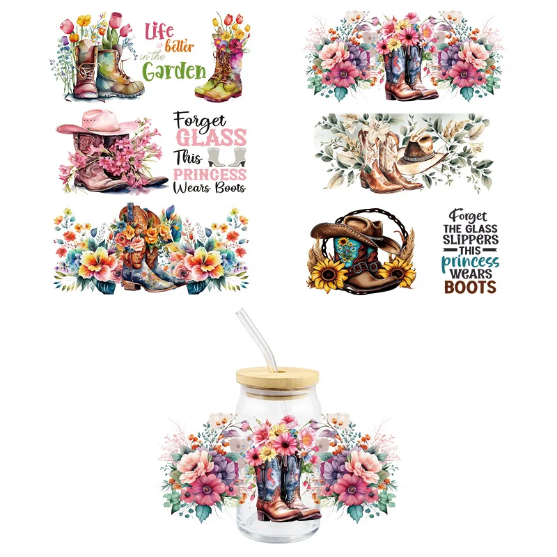 CowBoy Shoes UV DTF Wrap Transfer Stickers Cartoon Fashion Design Waterproof DIY Wrap For Glasses Cups Bottles Decal
CowBoy Shoes UV DTF Wrap Transfer Stickers Cartoon Fashion Design Waterproof DIY Wrap For Glasses Cups Bottles Decal
