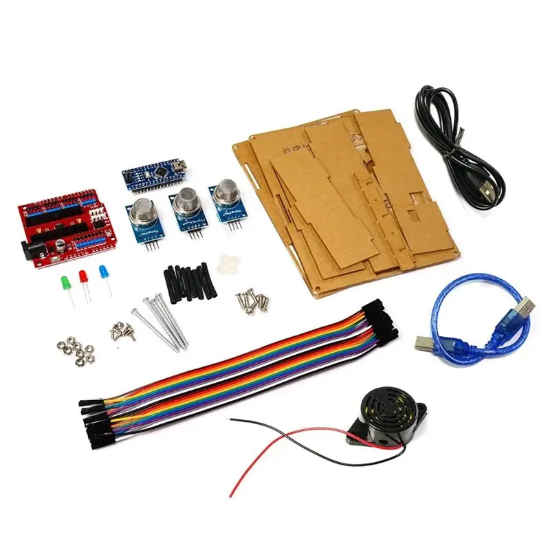 FEDI-Gas Leak Detection Sensor Module Combustible Gas Monitor DIY Electronic Kit Development Board With Shell
FEDI-Gas Leak Detection Sensor Module Combustible Gas Monitor DIY Electronic Kit Development Board With Shell