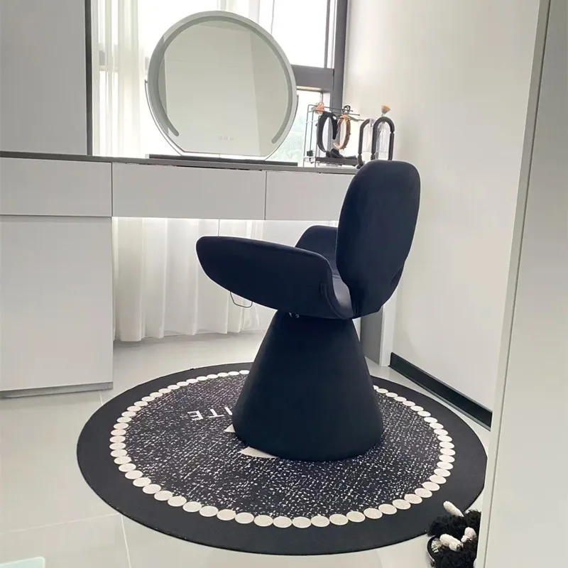 Cream Aesthetic Vanity Stool with Backrest Swivel Makeup Chair Elegant French Style Living Room Furniture Home Computer Chair
Cream Aesthetic Vanity Stool with Backrest Swivel Makeup Chair Elegant French Style Living Room Furniture Home Computer Chair