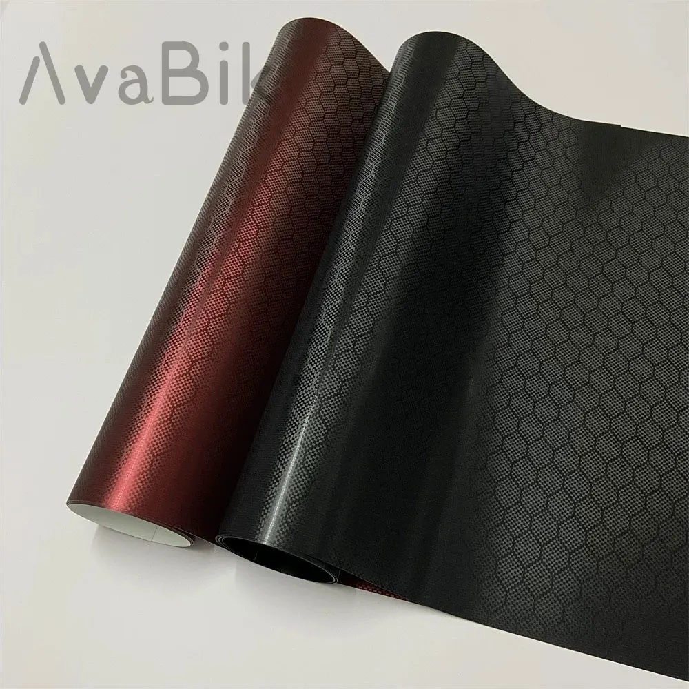 20/60cm x152cm Hex Carbon Red Car Interior Sticker PET Honeycomb Black Carbon Vinyl Auto Wrap Film 3D Effect With Air Release
20/60cm x152cm Hex Carbon Red Car Interior Sticker PET Honeycomb Black Carbon Vinyl Auto Wrap Film 3D Effect With Air Release