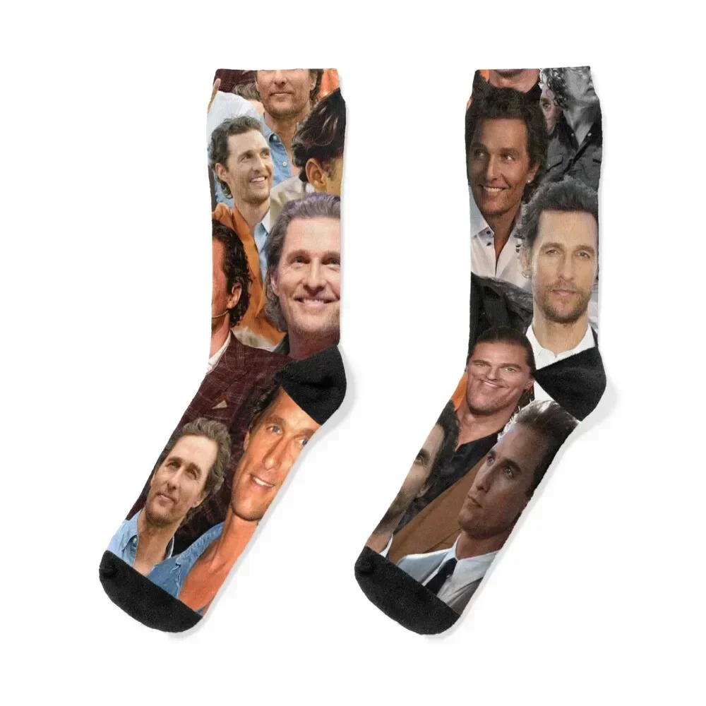 Matthew McConaughey photo collage Socks custom man floral Boy Socks Women's
Matthew McConaughey photo collage Socks custom man floral Boy Socks Women's