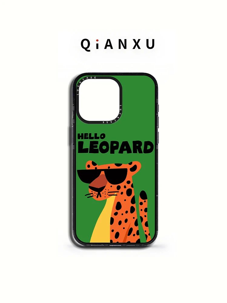QX Creative Transparent Leopard Eyewear Phone Case for 15Promax High Quality Fashionable Women's Mobile Phone Cover
QX Creative Transparent Leopard Eyewear Phone Case for 15Promax High Quality Fashionable Women's Mobile Phone Cover