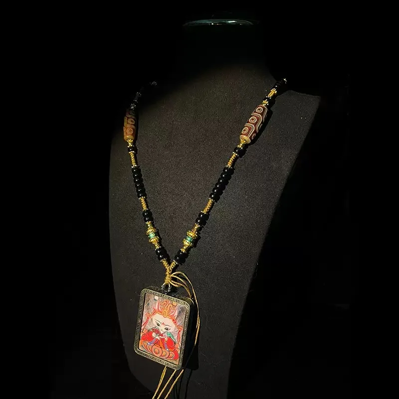 New Arcane Talismans Amplifying Wealth Luck Love Luck Necklace Thangka Motif Hanging Ornaments Healing Male and Female Amulet
New Arcane Talismans Amplifying Wealth Luck Love Luck Necklace Thangka Motif Hanging Ornaments Healing Male and Female Amulet