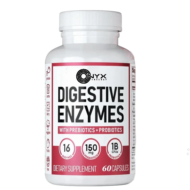 Digestive Enzyme 60 Capsules - Various Enzymes Organic Probiotics Probiotics Digestive Intestinal Health Abdominal distension
Digestive Enzyme 60 Capsules - Various Enzymes Organic Probiotics Probiotics Digestive Intestinal Health Abdominal distension