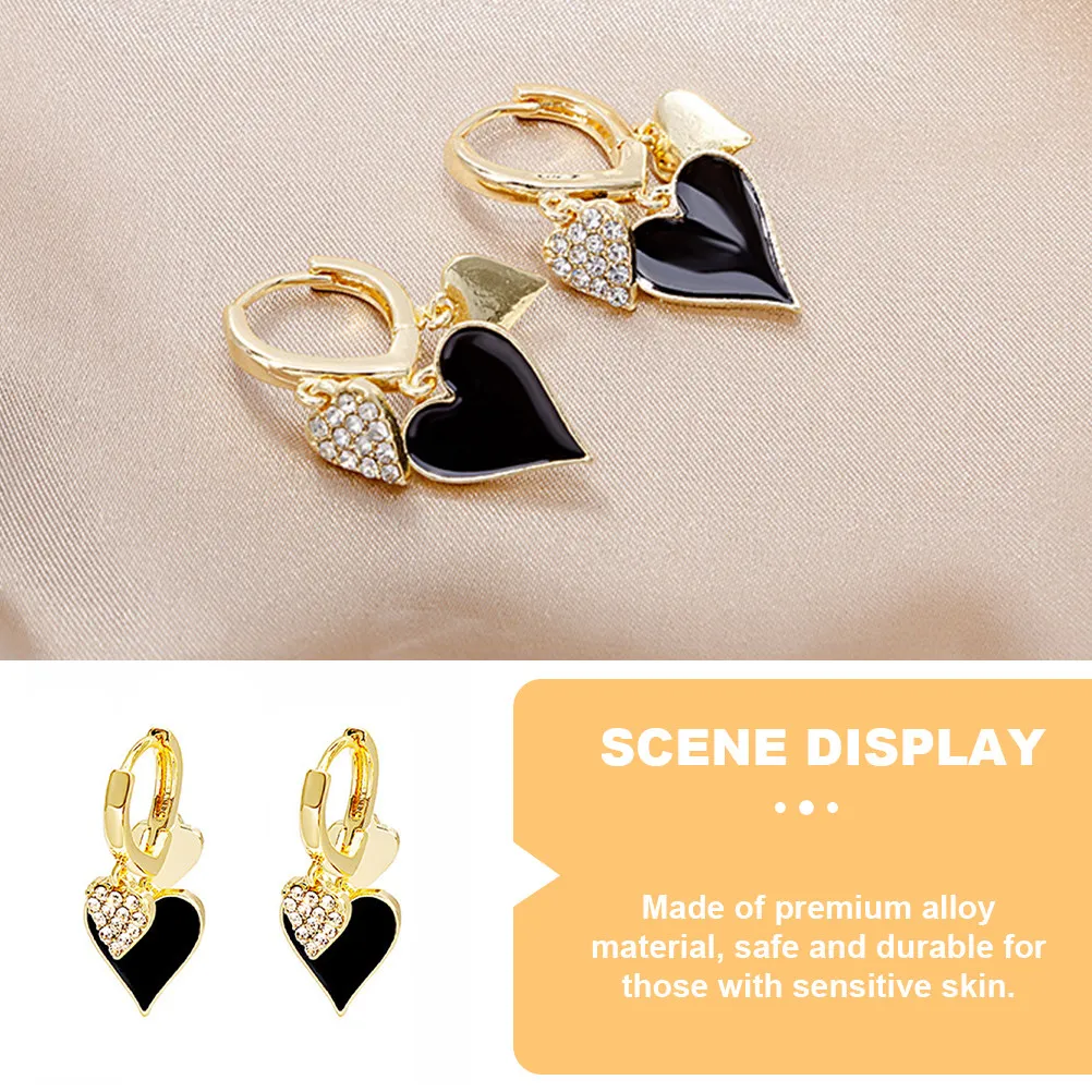 1Pair Rhinestone Dangle Earrings Heart Pattern Tassel Earrings for Women Oxidation Resistant Valentine Gift Jewelry
1Pair Rhinestone Dangle Earrings Heart Pattern Tassel Earrings for Women Oxidation Resistant Valentine Gift Jewelry