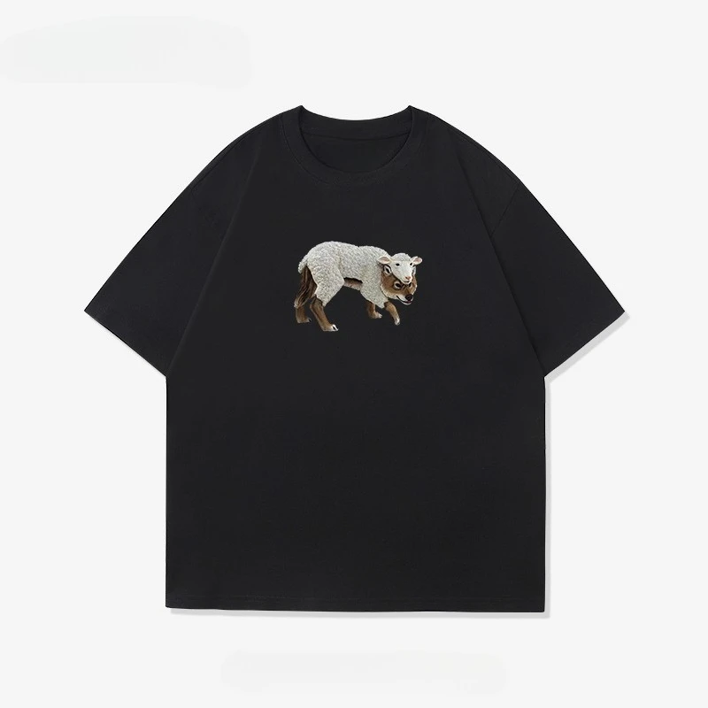 The 2025 new style of fun pattern printed fashionable casual short-sleeved loose street top is suitable for both men and women
The 2025 new style of fun pattern printed fashionable casual short-sleeved loose street top is suitable for both men and women