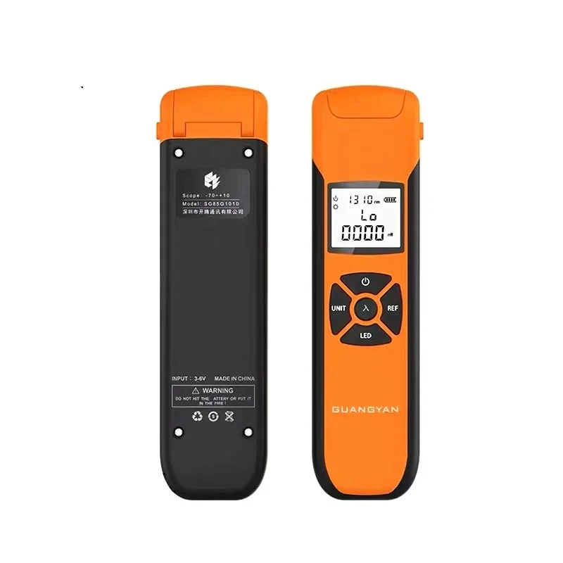 G10 High Precision Optical Power Meter FTTH Fiber Optic Power Meter with Flash Light OPM FC/SC/ST Rechargeable Battery
G10 High Precision Optical Power Meter FTTH Fiber Optic Power Meter with Flash Light OPM FC/SC/ST Rechargeable Battery