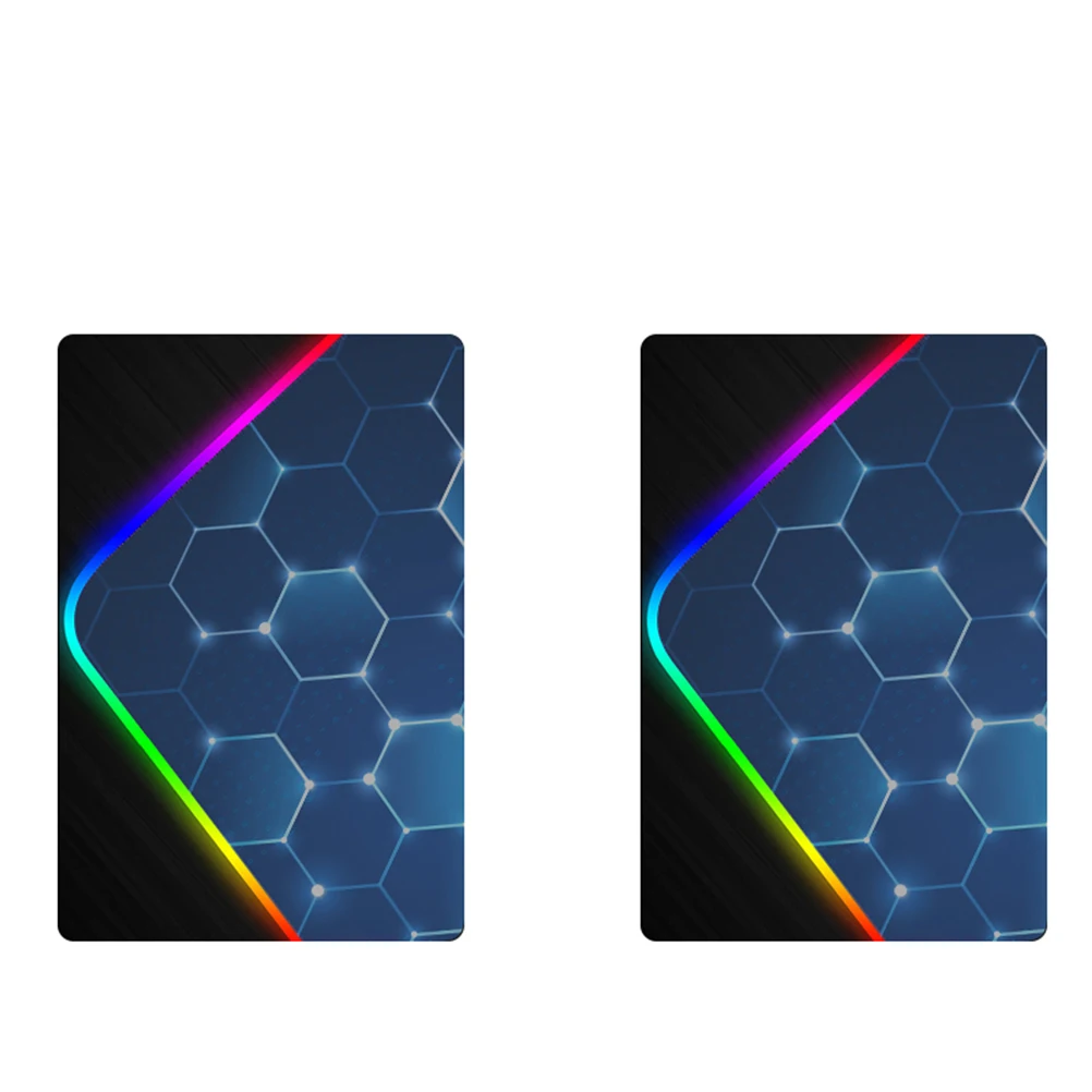 Honeycomb Pattern RGB Keyboard Mat Luminous Gaming Mouse Pad Anti-slip Keyboard Pad for Home Office (Black)
Honeycomb Pattern RGB Keyboard Mat Luminous Gaming Mouse Pad Anti-slip Keyboard Pad for Home Office (Black)