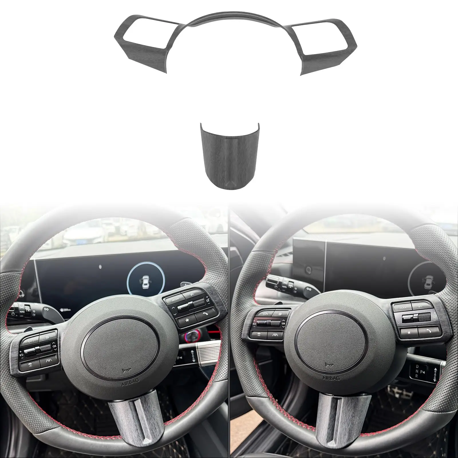 Carbon Fiber Style Steering Wheel Button Panel Cover For Hyundai Sonata DN8 2024
Carbon Fiber Style Steering Wheel Button Panel Cover For Hyundai Sonata DN8 2024