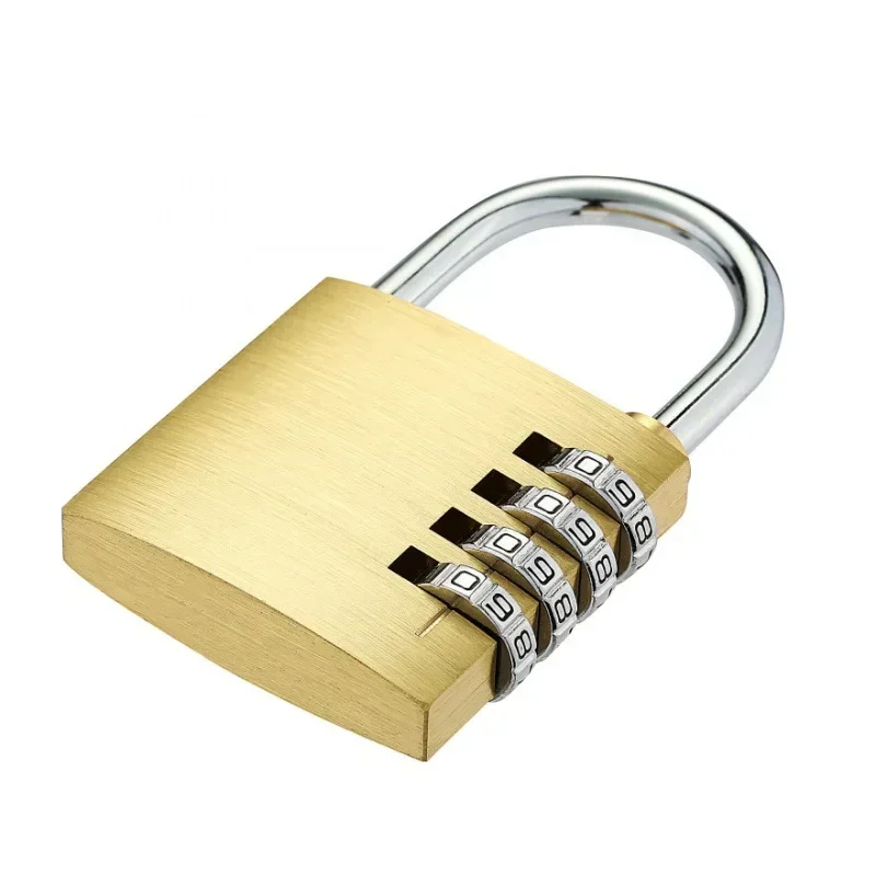 Anti-thief Brass Combination Padlock 4 Digit Luggage Padlock Code Combination Lock Outdoor Travel Combination Lock Copper
Anti-thief Brass Combination Padlock 4 Digit Luggage Padlock Code Combination Lock Outdoor Travel Combination Lock Copper