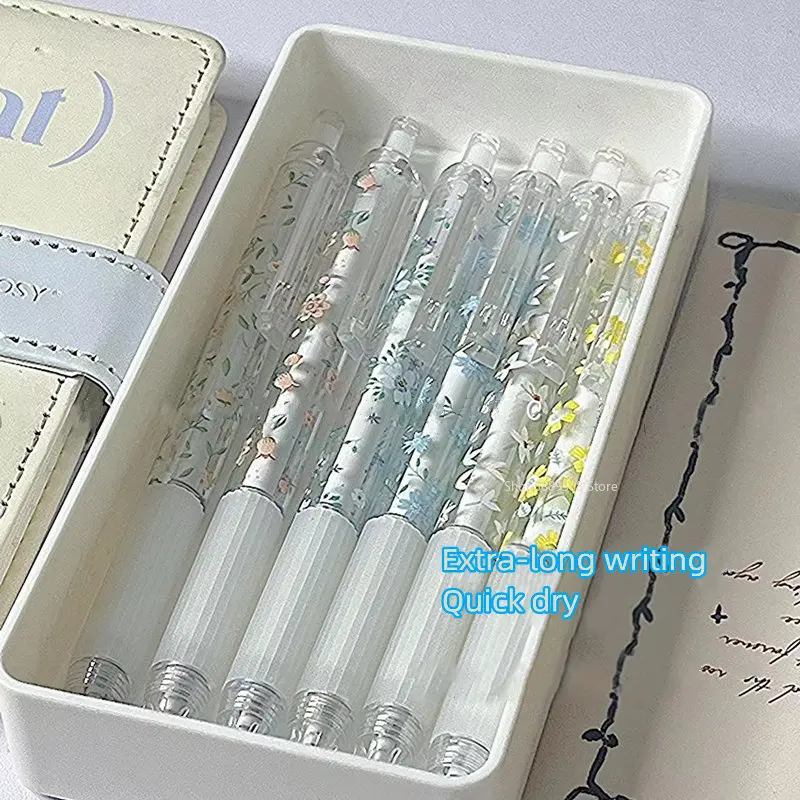 Korean Style Push Action Signature Pen Student Test Brush Neutral Black Pen Office Supplies Quick Dry Ultra-long Writing 0.5mm
Korean Style Push Action Signature Pen Student Test Brush Neutral Black Pen Office Supplies Quick Dry Ultra-long Writing 0.5mm