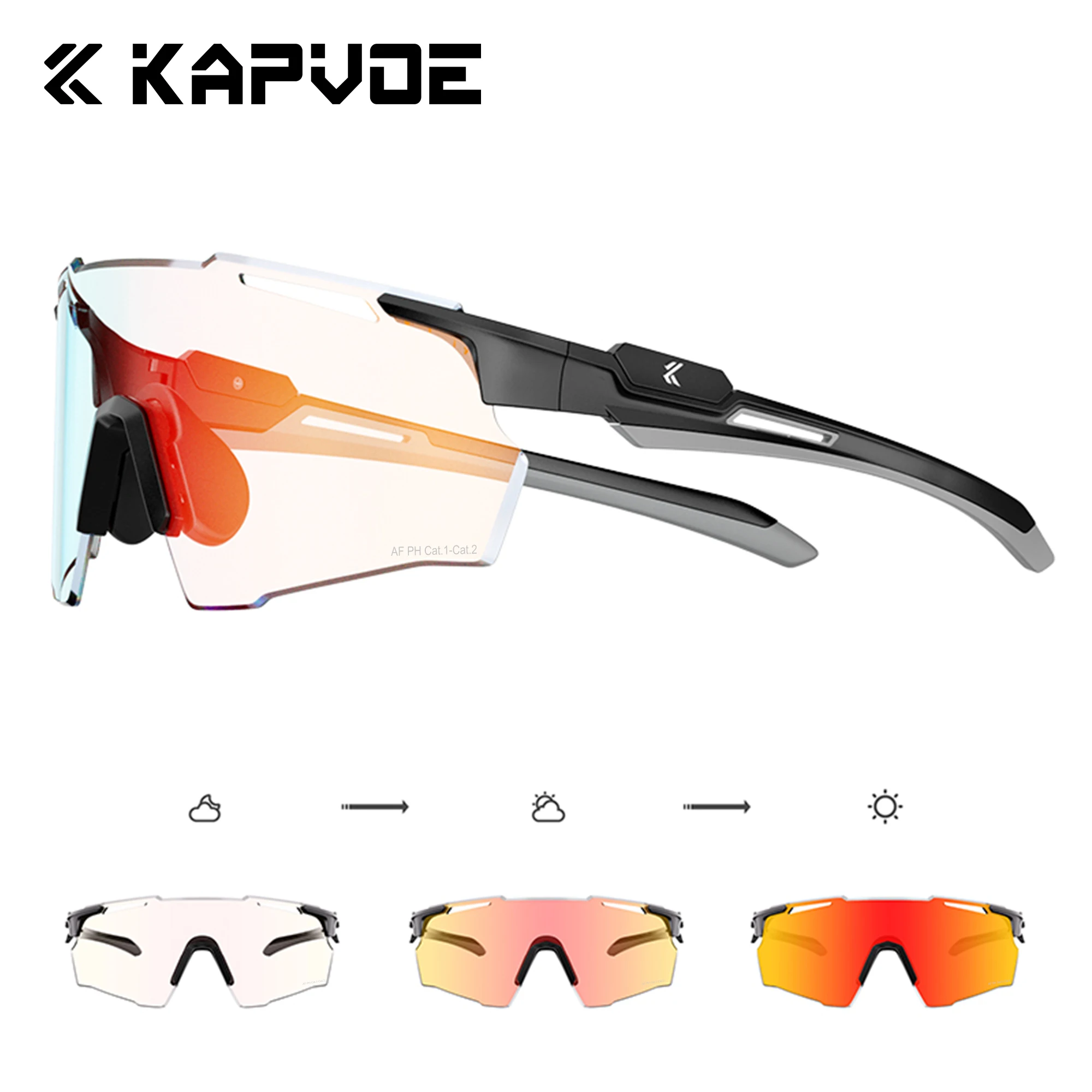 KAPVOE UV400 Anti-Fog Cycling Sunglasses Outdoor Sports Mountaineering Running Hiking Racing Eyewear Driving Camping Sunglasses
KAPVOE UV400 Anti-Fog Cycling Sunglasses Outdoor Sports Mountaineering Running Hiking Racing Eyewear Driving Camping Sunglasses