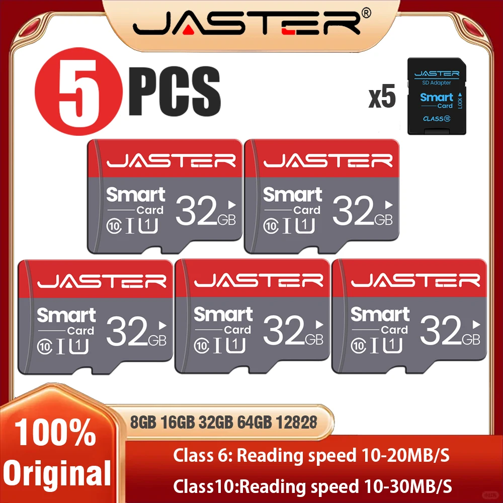 SHANDIAN 5 PCS LOT 100% Original Memory Card 128GB 64GB 32GB 8GB A1 TF SD Card Class 10 UHS-1 Flash Card for Monitoring Phone/PC
SHANDIAN 5 PCS LOT 100% Original Memory Card 128GB 64GB 32GB 8GB A1 TF SD Card Class 10 UHS-1 Flash Card for Monitoring Phone/PC