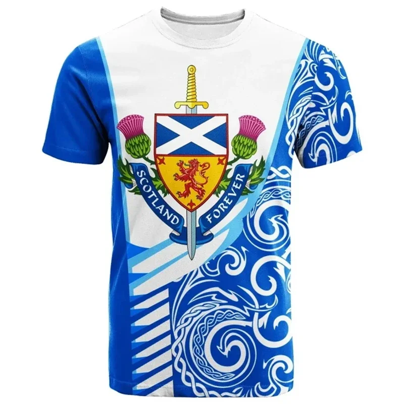 Мужская футболка Scotland, новая летняя футболка с 3D принтом, шотландская эмблема Falg, топы с короткими рукавами, повседневная спортивная одежда большого размера, футболки, мужская одежда
Мужская футболка Scotland, новая летняя футболка с 3D принтом, шотландская эмблема Falg, топы с короткими рукавами, повседневная спортивная одежда большого размера, футболки, мужская одежда
