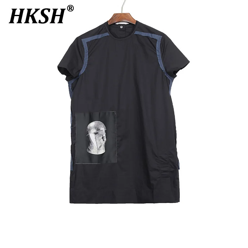 HKSH Summer New Man Tide Dark Abstract Stone Statue Sticker Slim Fit T-shirt RO Short Sleeve Casual Tees Women Chic Tops HK4828
HKSH Summer New Man Tide Dark Abstract Stone Statue Sticker Slim Fit T-shirt RO Short Sleeve Casual Tees Women Chic Tops HK4828