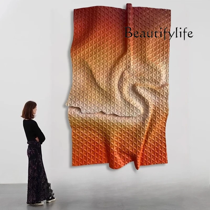 "Orange Heart Ruyi" high-end decorative painting handmade three-dimensional entrance painting modern hotel hanging painting
"Orange Heart Ruyi" high-end decorative painting handmade three-dimensional entrance painting modern hotel hanging painting