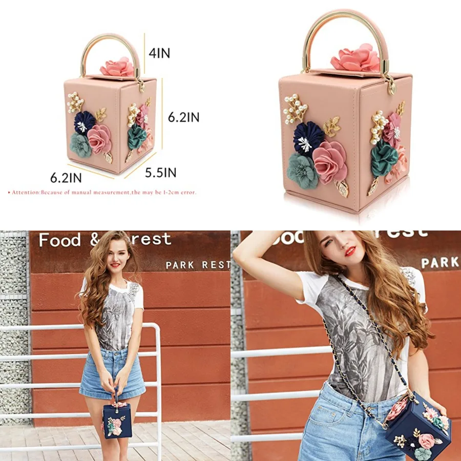 Evening Clutch Bag for Women Floral Square Box Evening Bags Crossbody Shoulder handBags Flower Wedding Clutch Purse
Evening Clutch Bag for Women Floral Square Box Evening Bags Crossbody Shoulder handBags Flower Wedding Clutch Purse