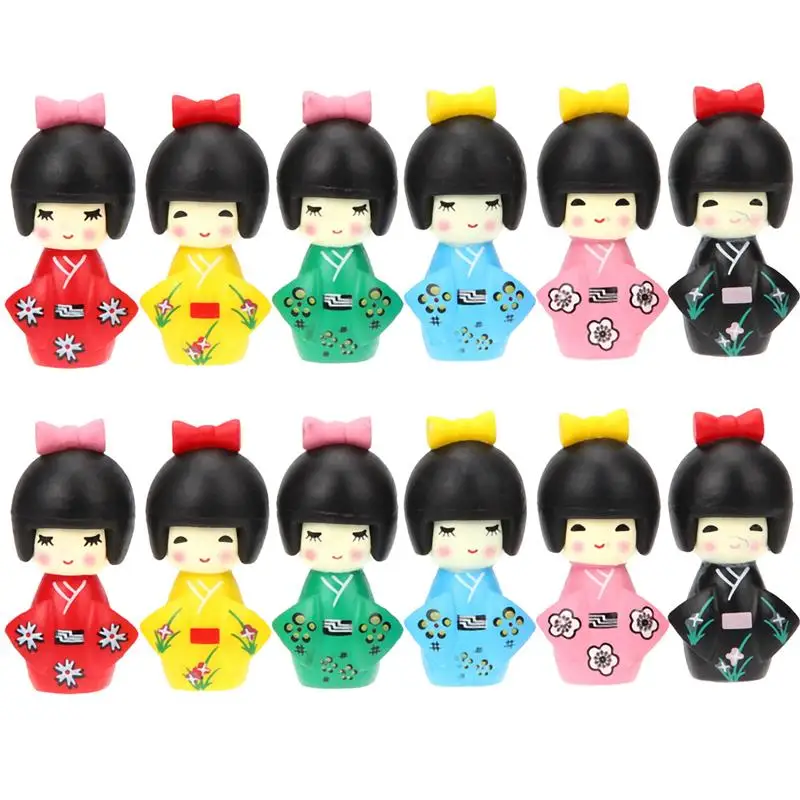 12pcs Miniature Wooden Japanese Kimono Statue Handicraft Geisha Figure Desktop Ornament Home Decoration
12pcs Miniature Wooden Japanese Kimono Statue Handicraft Geisha Figure Desktop Ornament Home Decoration