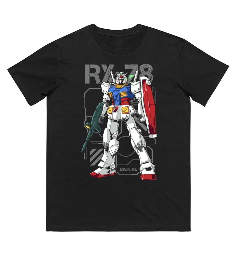 Pure Cotton T-shirt for Men and Women Anime GUNDAM RX-78 Printed Spring/Summer New Collection Fashion Short Sleeved Shirt
Pure Cotton T-shirt for Men and Women Anime GUNDAM RX-78 Printed Spring/Summer New Collection Fashion Short Sleeved Shirt