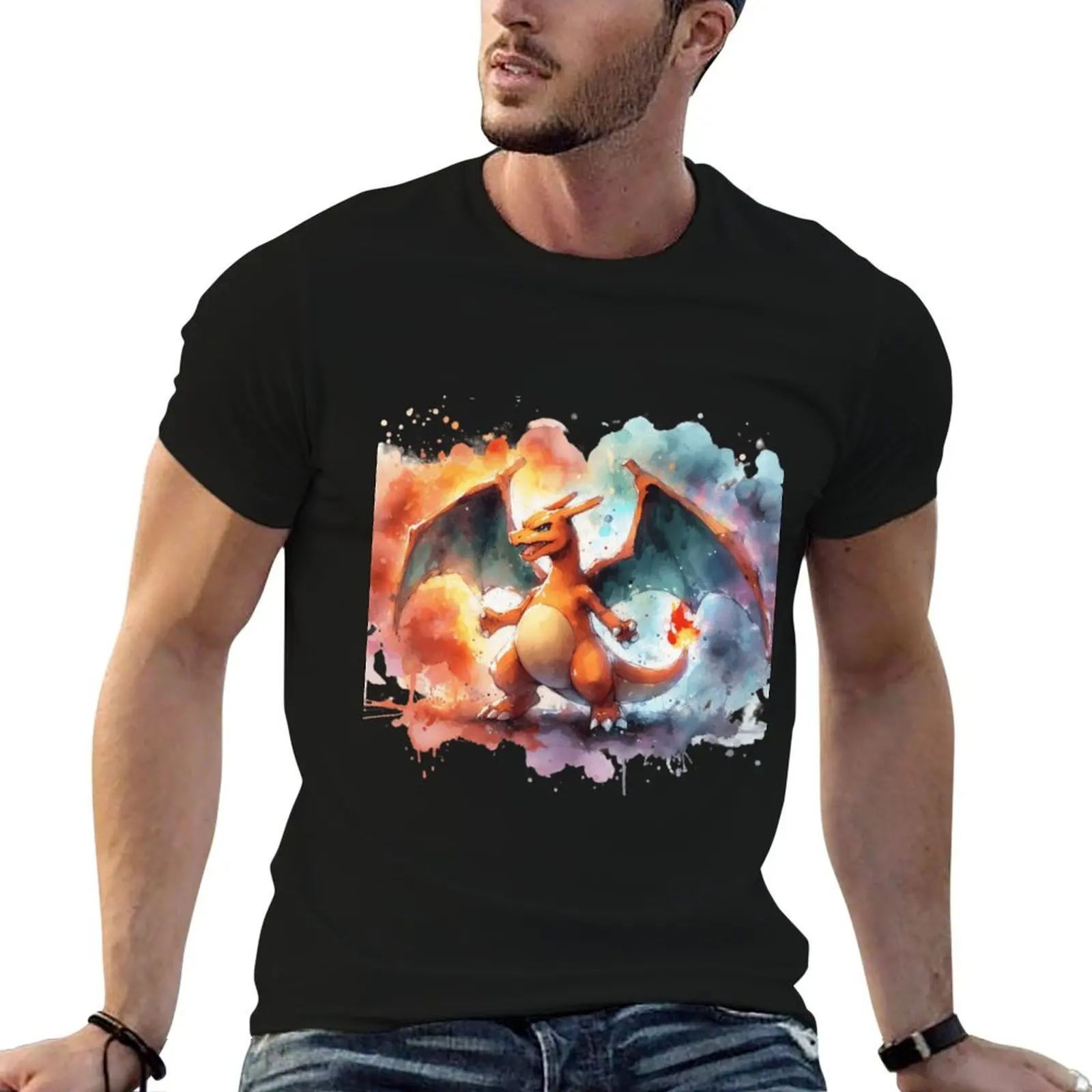 Chárizárd Watercolour T-Shirt graphic tee shirt Blouse custom shirt designer shirts fitted t shirts for men
Chárizárd Watercolour T-Shirt graphic tee shirt Blouse custom shirt designer shirts fitted t shirts for men