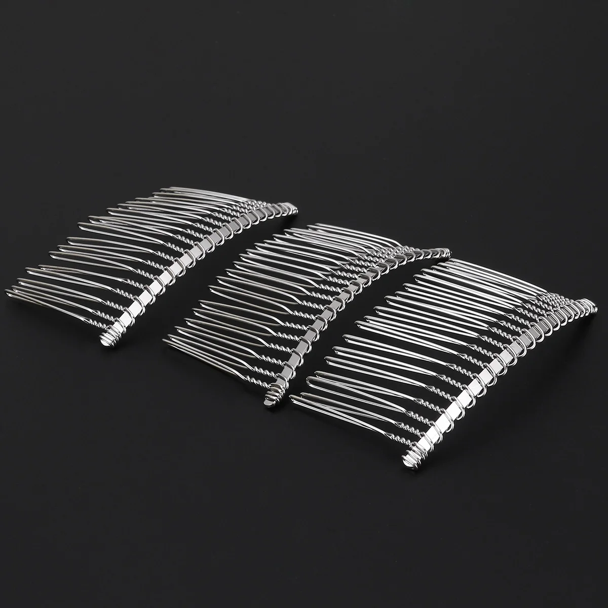 TINKSKY 3pcs 78cm 20 Teeth Fancy DIY Metal Wire Hair Clip Combs Bridal Wedding Veil Combs (Silver)
TINKSKY 3pcs 78cm 20 Teeth Fancy DIY Metal Wire Hair Clip Combs Bridal Wedding Veil Combs (Silver)