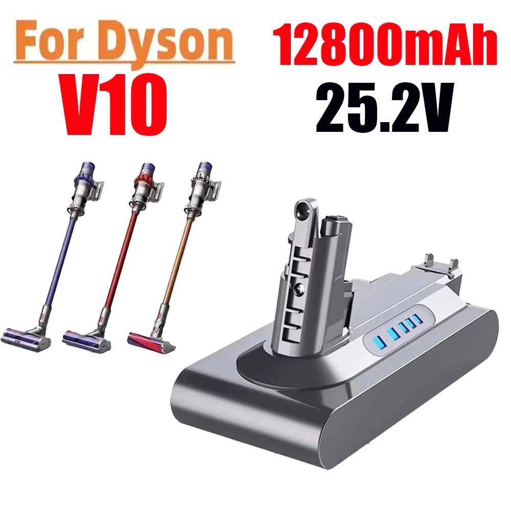 for Dyson V10 cordless vacuum cleaner with a large capacity ion battery of 25.2V12800mAh and V10 animal absolute fluffym battery
for Dyson V10 cordless vacuum cleaner with a large capacity ion battery of 25.2V12800mAh and V10 animal absolute fluffym battery