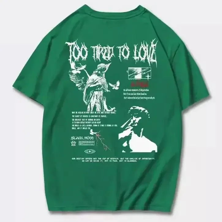 Trendy Hip Hop High Street Sculpture Graphic Funny Printed Short Sleeved Men's Round Neck Pullover Baggy Y2k Tshirt Summer Tee
Trendy Hip Hop High Street Sculpture Graphic Funny Printed Short Sleeved Men's Round Neck Pullover Baggy Y2k Tshirt Summer Tee