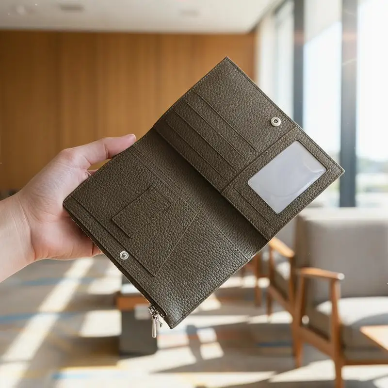 Leather Multi-Card Passport Holder for Business Travel with Waterproof Design
Leather Multi-Card Passport Holder for Business Travel with Waterproof Design