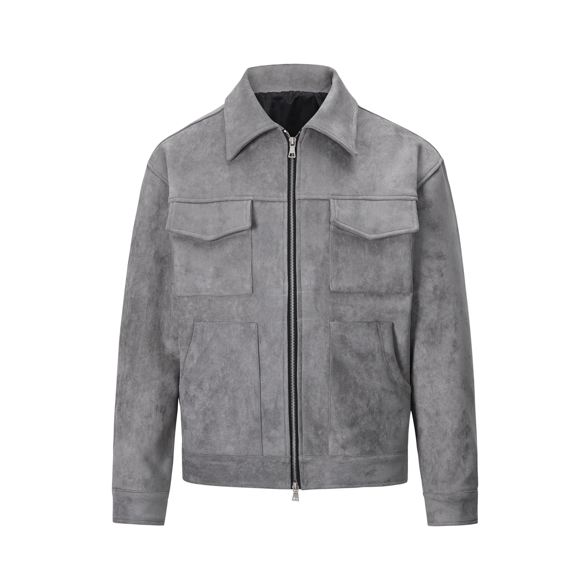 Spring Autumn New Fashion Men's American High Street Solid Color Chamois Multi Pocket Zipper Jacket Coat Casual Trendy Coat Male
Spring Autumn New Fashion Men's American High Street Solid Color Chamois Multi Pocket Zipper Jacket Coat Casual Trendy Coat Male