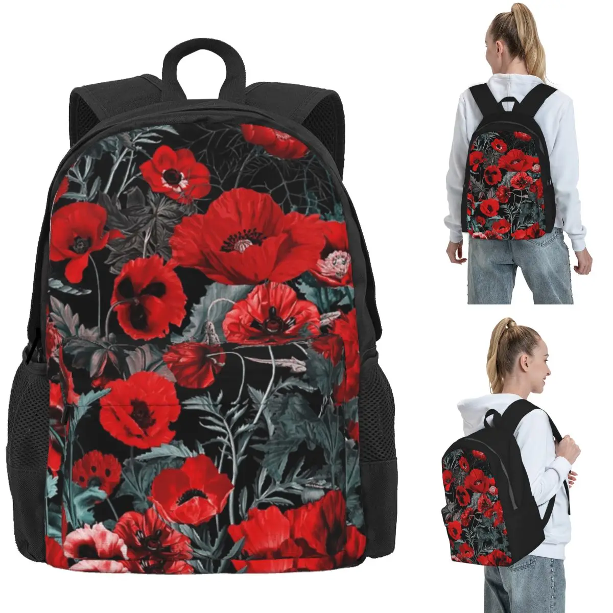 Poppy Gard Backpack Daypack Large Capacity Kids BookBag School Bag Shoulder Bags for Men Women
Poppy Gard Backpack Daypack Large Capacity Kids BookBag School Bag Shoulder Bags for Men Women