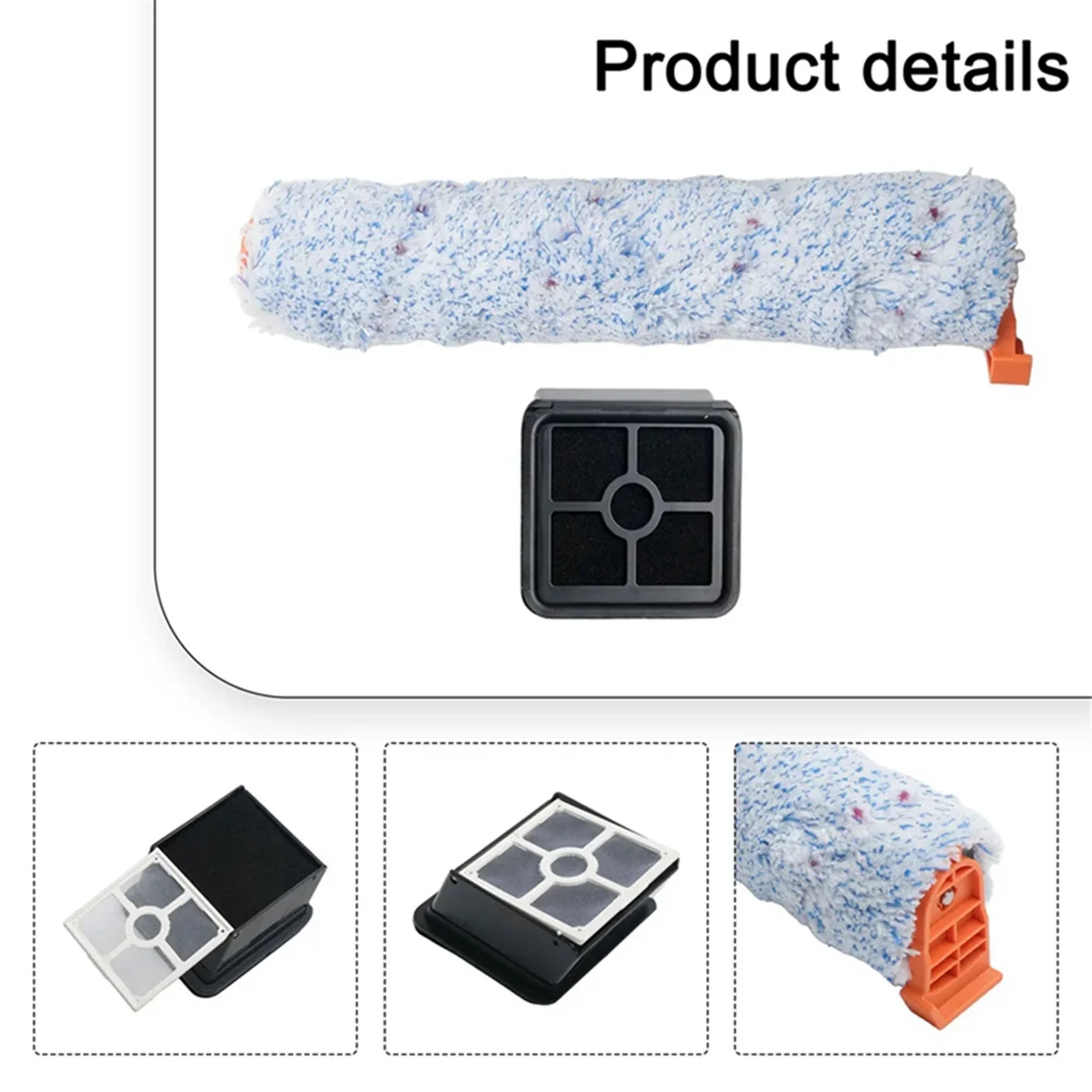 XFDE Main Roller Brush Filters for I LIFE W90 Wireless Dry Cleaning Smart Washing Vacuum Cleaner Cordless Vac Spare Parts
XFDE Main Roller Brush Filters for I LIFE W90 Wireless Dry Cleaning Smart Washing Vacuum Cleaner Cordless Vac Spare Parts