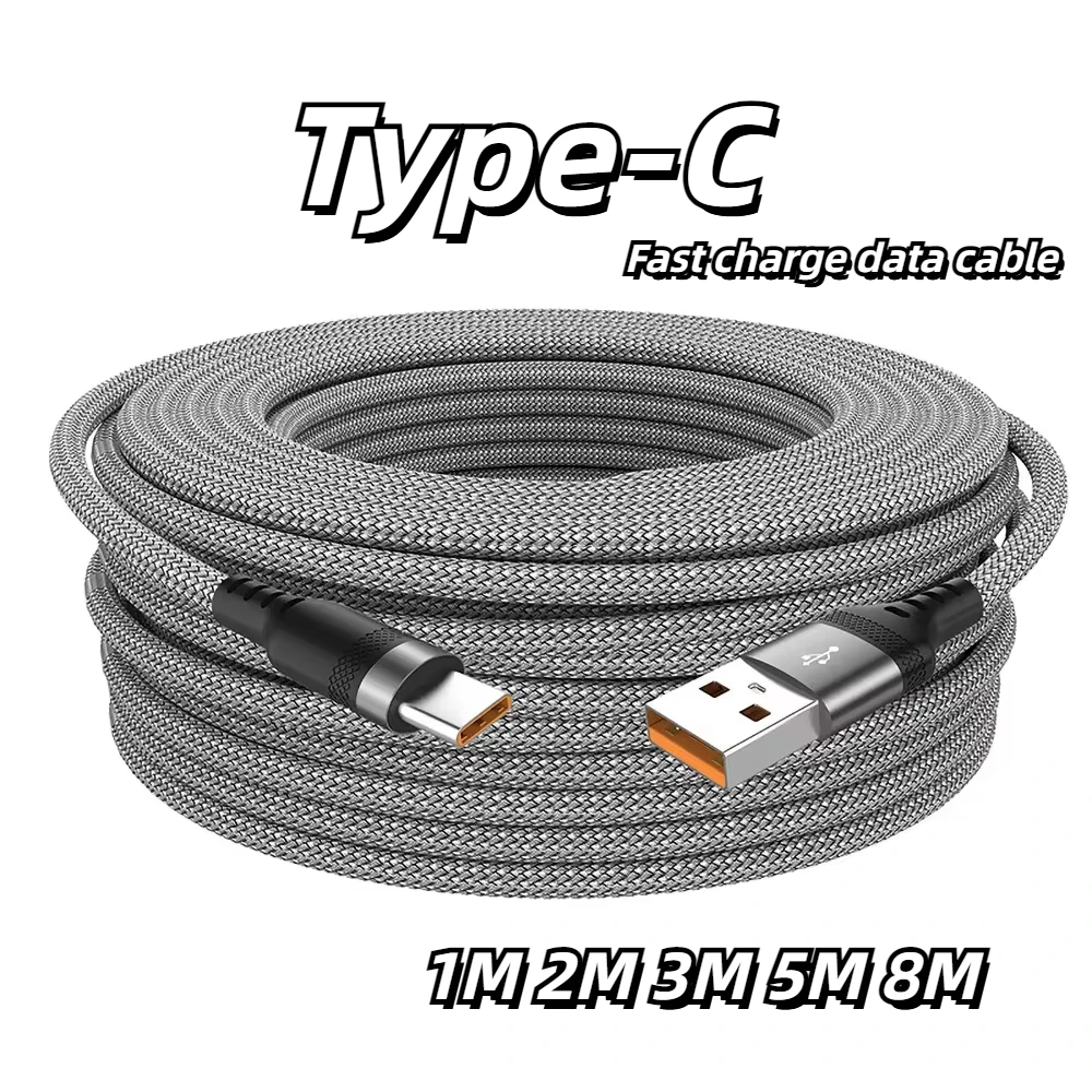 6A Extended USB TYPE-C Cable Braided Data Cable Suitable for Samsung, Huawei,Xiaomi Switch, Sony PS5 TYPE-C 8m,5m,3m,2m,1m Cable
6A Extended USB TYPE-C Cable Braided Data Cable Suitable for Samsung, Huawei,Xiaomi Switch, Sony PS5 TYPE-C 8m,5m,3m,2m,1m Cable
