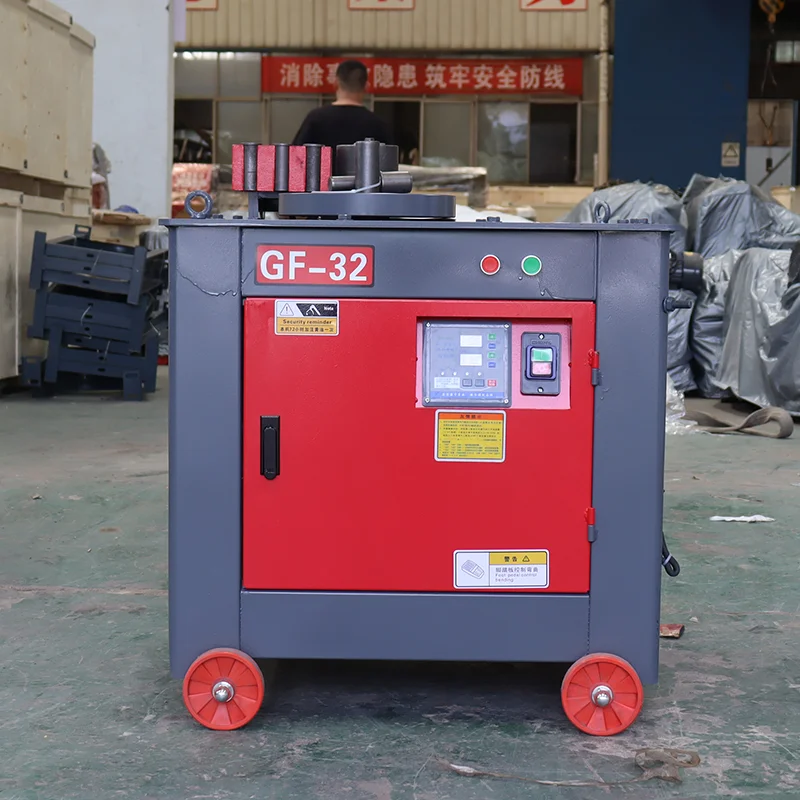 Widely Electric 4-28mm Steel Bar Hoop Benders GF32 Portable CNC Control Iron Flat Bar Bending Machine
Widely Electric 4-28mm Steel Bar Hoop Benders GF32 Portable CNC Control Iron Flat Bar Bending Machine