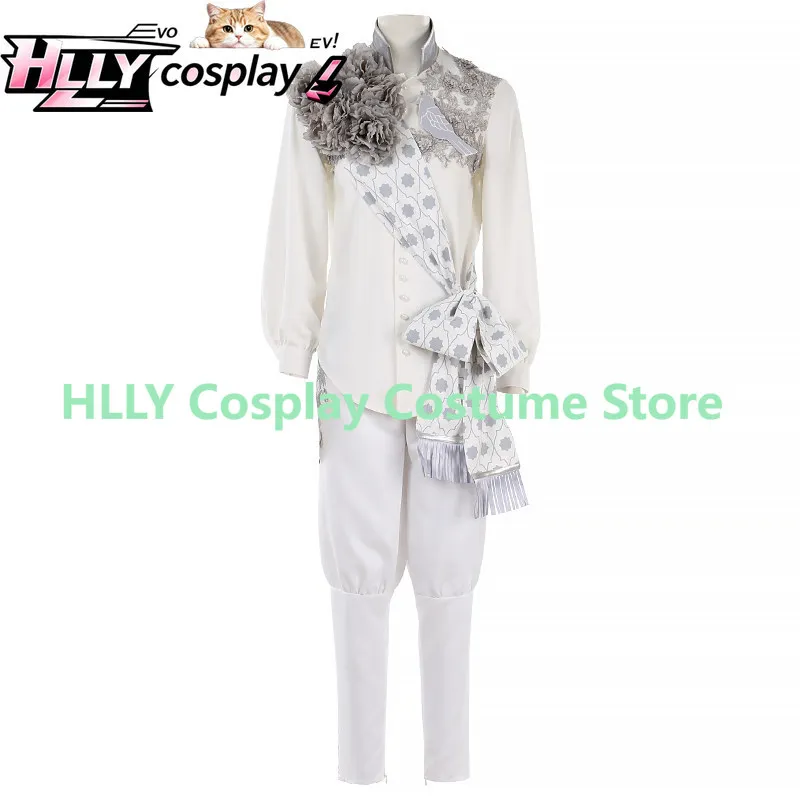 Twisted-Wonderland Scarabia Jamil Fairy Gala Summer Outfit Cosplay Costume White Suit with Floral Scarf for Carnival Halloween
Twisted-Wonderland Scarabia Jamil Fairy Gala Summer Outfit Cosplay Costume White Suit with Floral Scarf for Carnival Halloween