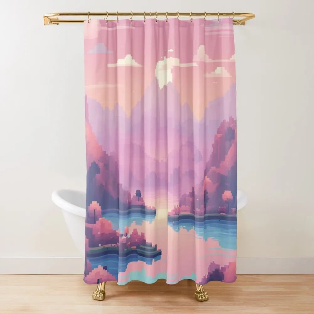 Pastel Pixel Gaming Landscape Shower Curtain Toilet Accessories Bathroom For Bathroom Shower Shower Bath Curtain
Pastel Pixel Gaming Landscape Shower Curtain Toilet Accessories Bathroom For Bathroom Shower Shower Bath Curtain