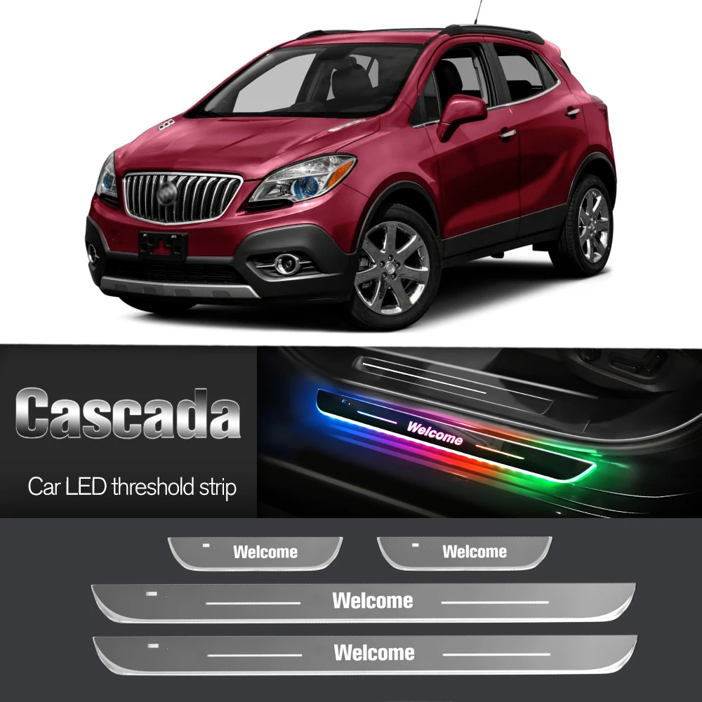 Car Door Sill Light For Buick Cascada 2016-2019 2017 2018 Customized Logo LED Welcome Threshold Pedal Lamp Accessories
Car Door Sill Light For Buick Cascada 2016-2019 2017 2018 Customized Logo LED Welcome Threshold Pedal Lamp Accessories
