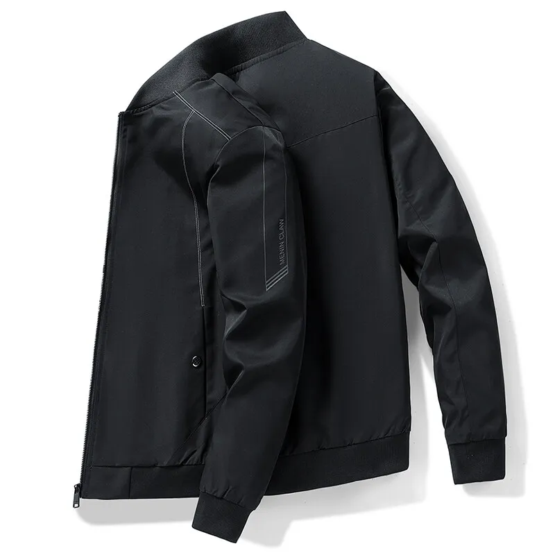 Spring Autumn Stand Collar Casual Fashion Jacket Male Long Sleeve Simple All-match Zipper Cardigan Coat Homme Outwear Top Men
Spring Autumn Stand Collar Casual Fashion Jacket Male Long Sleeve Simple All-match Zipper Cardigan Coat Homme Outwear Top Men