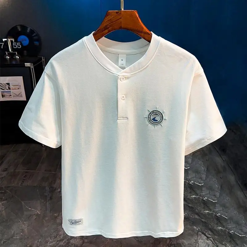 2025 Summer New Short sleeved T-shirt Men's Fashion Loose Fashion Casual Breathable Versatile Top
2025 Summer New Short sleeved T-shirt Men's Fashion Loose Fashion Casual Breathable Versatile Top