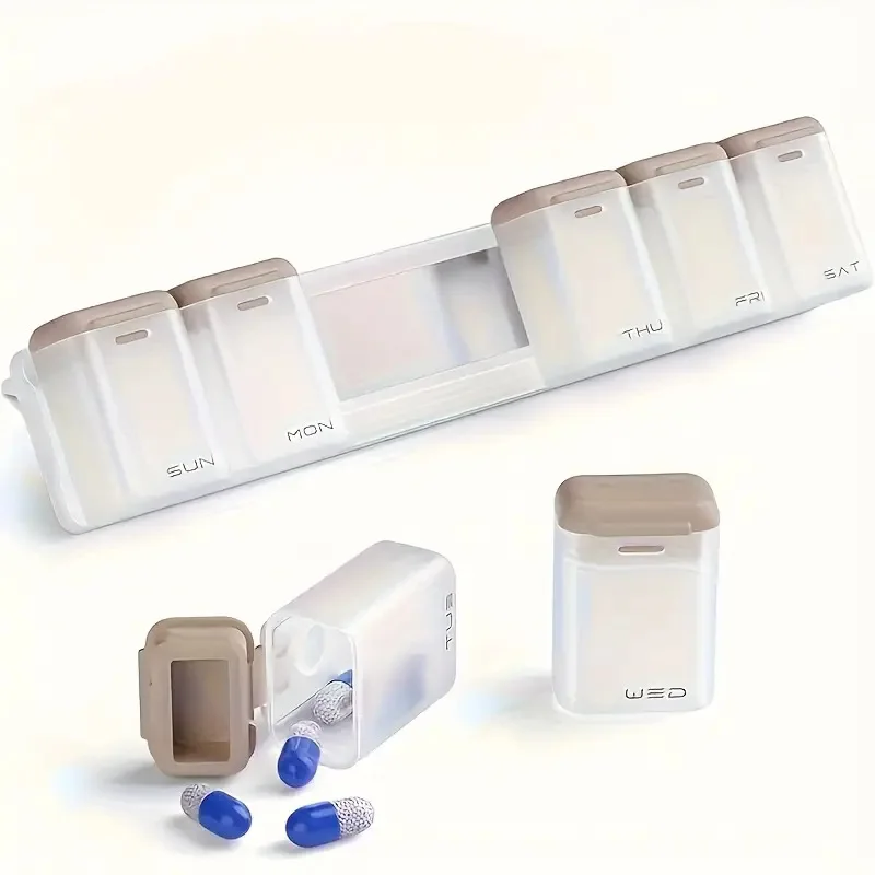 Weekly Pill Organizer 7 Day Detachable Pill Box with Colorful Lids Portable Daily Medicine Container for Travel BPA Free Pill Ca
Weekly Pill Organizer 7 Day Detachable Pill Box with Colorful Lids Portable Daily Medicine Container for Travel BPA Free Pill Ca