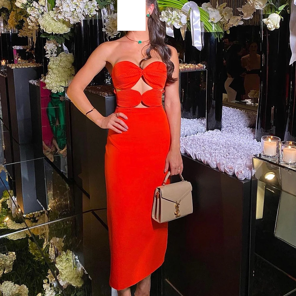 Customized Modern Back Slit Jersey Zipper Back Evening Dresses Classic Ankle Length Straight Pleats Sleeveless Vestido De Festa
Customized Modern Back Slit Jersey Zipper Back Evening Dresses Classic Ankle Length Straight Pleats Sleeveless Vestido De Festa