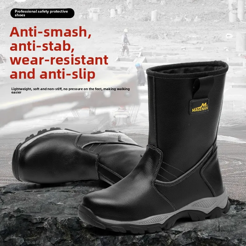 Labor Insurance Shoes Men's High-top Oilfield Safety Boots Oil-resistant Anti-scalding Anti-smashing Anti-puncture
Labor Insurance Shoes Men's High-top Oilfield Safety Boots Oil-resistant Anti-scalding Anti-smashing Anti-puncture