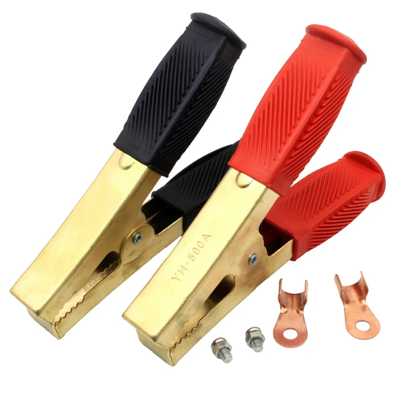 AA51-1 Pair Battery Jumper Cable Clamps, Crocodile Clamps, 1000A Pure Brass Cable Wire Clips Suitable For Car Truck Boat
AA51-1 Pair Battery Jumper Cable Clamps, Crocodile Clamps, 1000A Pure Brass Cable Wire Clips Suitable For Car Truck Boat