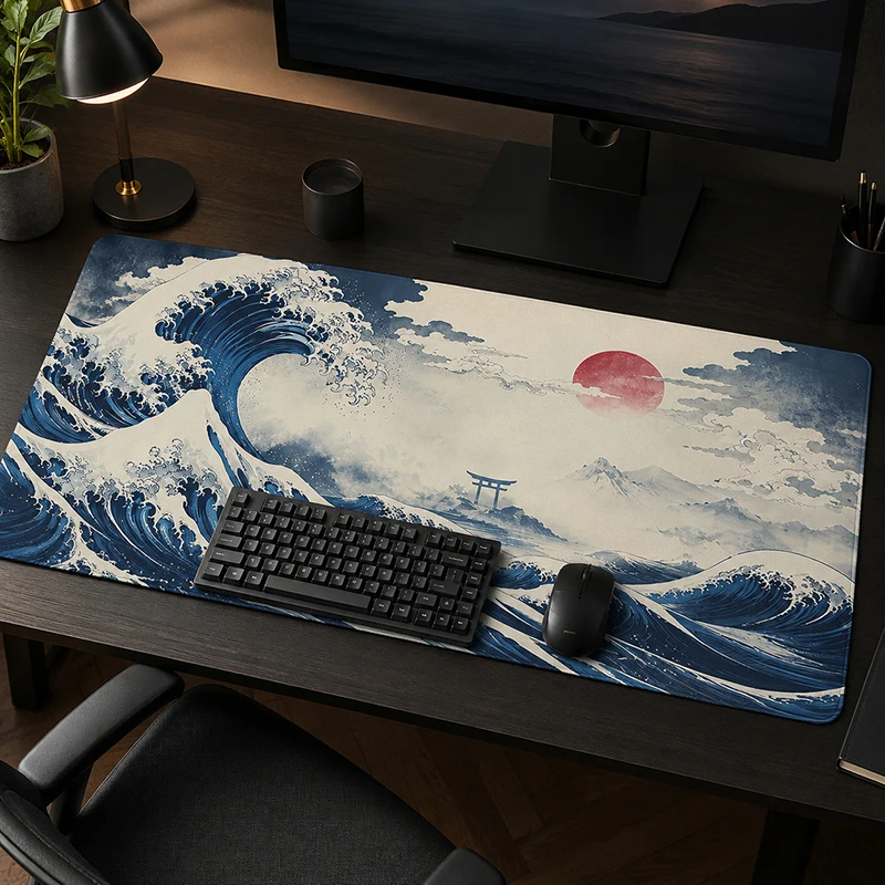 Red Sun Great Wave Mouse Pad Gaming XL Computer Mousepad XXL Playmat Soft Natural Rubber Non-Slip Carpet Computer Mouse Mats
Red Sun Great Wave Mouse Pad Gaming XL Computer Mousepad XXL Playmat Soft Natural Rubber Non-Slip Carpet Computer Mouse Mats