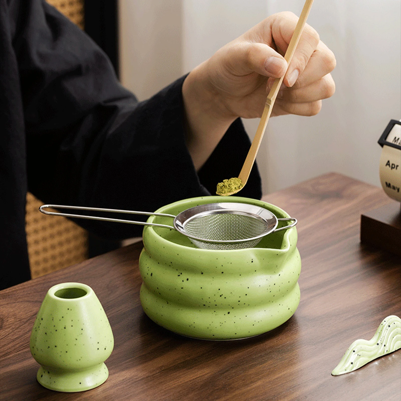 Matcha Bowl Set Wide Mouthed Ceramic Tea Bowl For Tea Matcha Powder Anti Fly Powder Tea Bowl Set With Spout Kitchen Accessories
Matcha Bowl Set Wide Mouthed Ceramic Tea Bowl For Tea Matcha Powder Anti Fly Powder Tea Bowl Set With Spout Kitchen Accessories