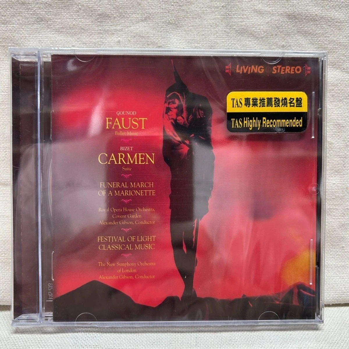 Gounod Faust Ballet Music Bizet Carmen Suite Living Stereo TAS Highly Recommended Audiophile Classical Orchestral Masterpiece CD
Gounod Faust Ballet Music Bizet Carmen Suite Living Stereo TAS Highly Recommended Audiophile Classical Orchestral Masterpiece CD